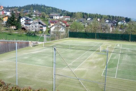 Ansicht Tennisanlage