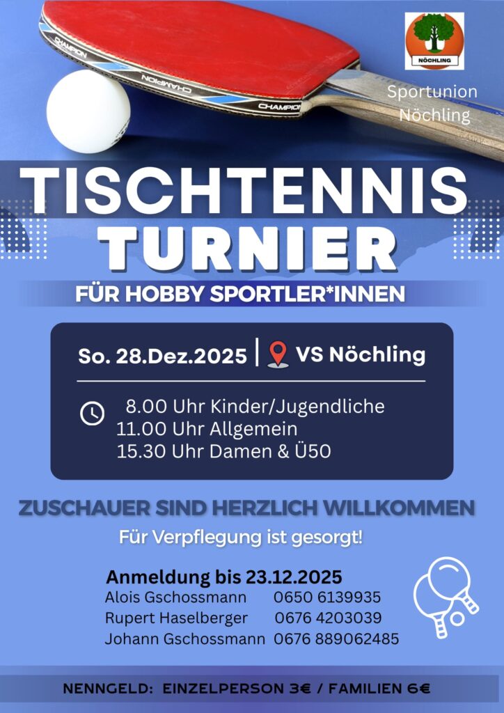 Tischtennisturnier 2025